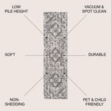 Andromeda Denia Ornate Geometric Medallion Area Rug