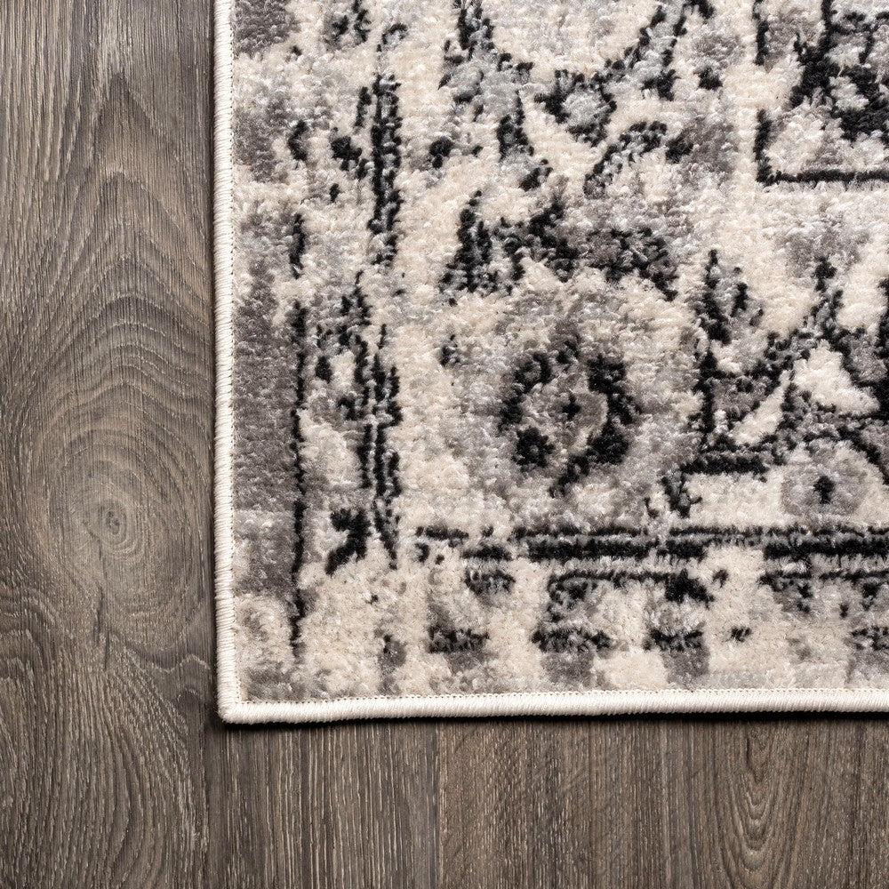 Andromeda Denia Ornate Geometric Medallion Area Rug