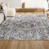 Andromeda Denia Ornate Geometric Medallion Area Rug