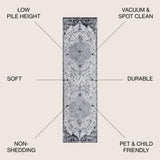 Walter Ornate Boho Medallion Area Rug