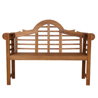 Wally Arched 600-Lbs Support Acacia Wood Outdoor Garden Patio Bench