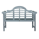 Wally Arched 600-Lbs Support Acacia Wood Outdoor Garden Patio Bench