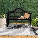 Wally Arched 600-Lbs Support Acacia Wood Outdoor Garden Patio Bench