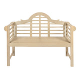 Wally Arched 600-Lbs Support Acacia Wood Outdoor Garden Patio Bench