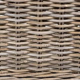 Yael Coastal Hand-Woven "STORAGE" Rattan Basket with Wheels and Handles