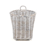 Arbour Rustic Hand-Woven Rattan Nesting Baskets with Wheels and Handles