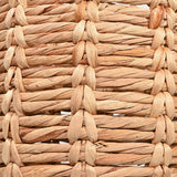 Laurel Bohemian Handwoven Abaca Hamper Basket with Handles