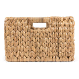 Leif Rustic Minimalist Hand-Woven Hyacinth Nesting Baskets with Handles