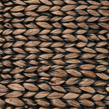 Granite Farmhouse Classic Handwoven Hyacinth Rectangle Storage Floor Baskets with Handles