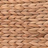 Fern Classic Farmhouse Handwoven Hyacinth Collapsible Storage Cube Baskets with Handles