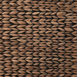 Deer 24" Classic Farmhouse Handwoven Hyacinth 2-Section Collapsible Laundry Hamper with Washable Liner