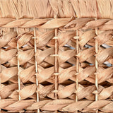 Sterling Bohemian Cottage Handwoven Hyacinth Rectangular Nesting Baskets with Handles