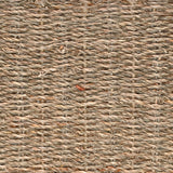 Haven Coastal Cottage Seagrass Scalloped Rectangular Organizing Storage Baskets