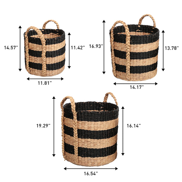 Dimension Image Black/Natural (Set of 3)