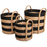 Black/Natural (Set of 3)