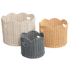 Almond/Natural/Gray (Set of 3)
