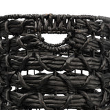 Hearth Bohemian Coastal Handwoven Water Hyacinth Rope Nesting Baskets with Handles