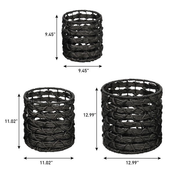 Dimension Image Black (Set of 3)