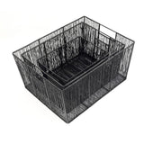 Sutton Modern Glam Handmade Wire Metal Nesting Storage Baskets
