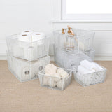Sutton Modern Glam Handmade Wire Metal Nesting Storage Baskets