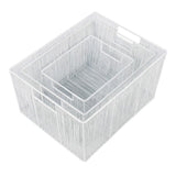 Sutton Modern Glam Handmade Wire Metal Nesting Storage Baskets