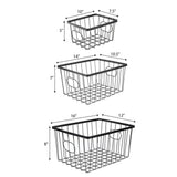 Camden Vintage Industrial Handmade Wire Metal Nesting Storage Baskets
