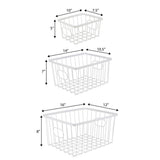 Camden Vintage Industrial Handmade Wire Metal Nesting Storage Baskets