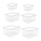 Camden Vintage Industrial Handmade Wire Metal Nesting Storage Baskets