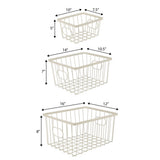 Camden Vintage Industrial Handmade Wire Metal Nesting Storage Baskets