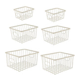 Camden Vintage Industrial Handmade Wire Metal Nesting Storage Baskets