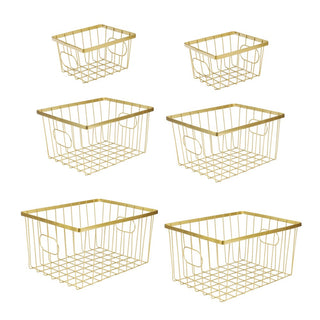Camden Vintage Industrial Handmade Wire Metal Nesting Storage Baskets