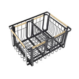 Henley Vintage Farmhouse Handmade Wire Metal Nesting Storage Baskets with Jute Wrapped Handles