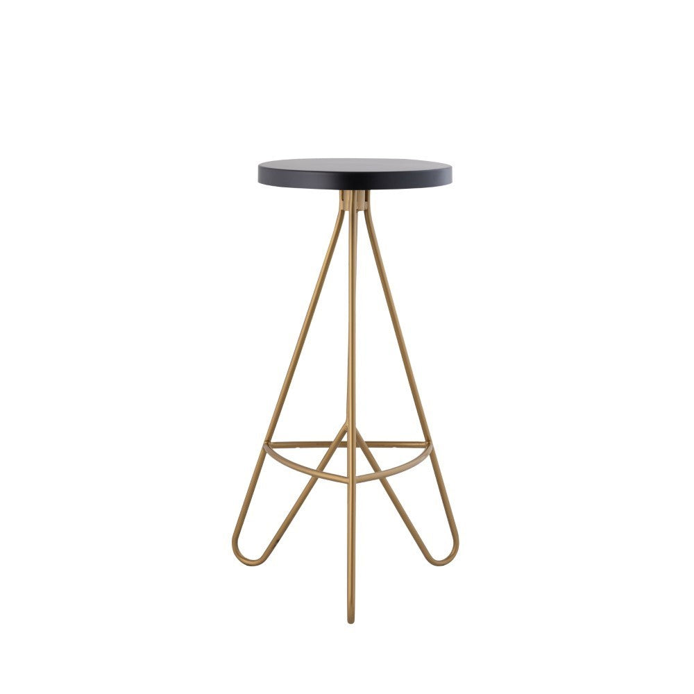 Chantel 30" Modern Industiral Iron Tripod Backless Bar Stool