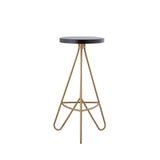 Chantel 30" Modern Industiral Iron Tripod Backless Bar Stool