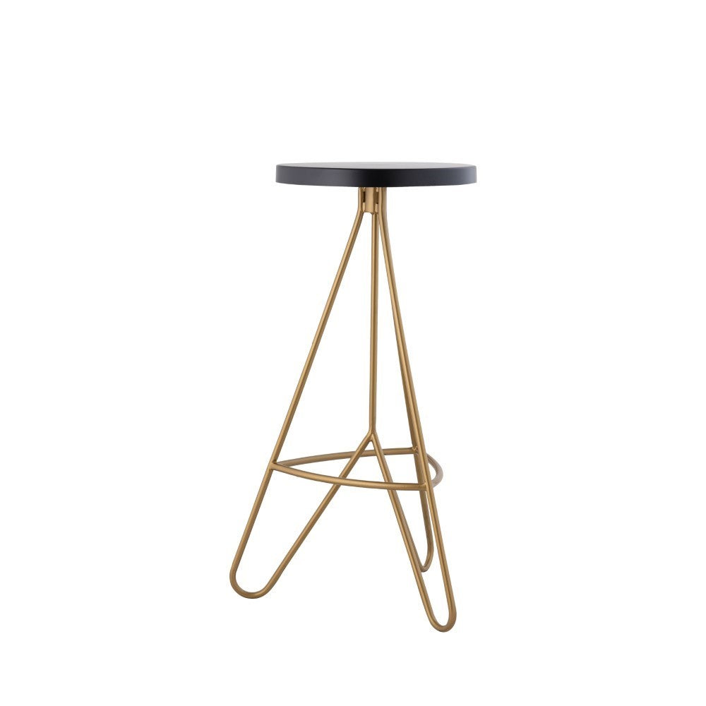 Chantel 30" Modern Industiral Iron Tripod Backless Bar Stool