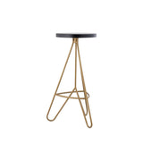 Chantel 30" Modern Industiral Iron Tripod Backless Bar Stool