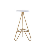 Chantel 30" Modern Industiral Iron Tripod Backless Bar Stool