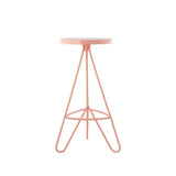 Chantel 30" Modern Industiral Iron Tripod Backless Bar Stool