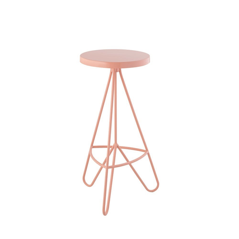 Chantel 30" Modern Industiral Iron Tripod Backless Bar Stool