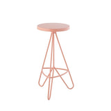Chantel 30" Modern Industiral Iron Tripod Backless Bar Stool