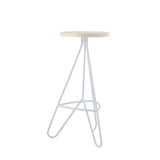 Chantel 30" Modern Industiral Iron Tripod Backless Bar Stool