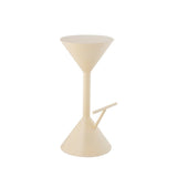 Olivia 29.75" Modern Industrial Iron Hourglass Backless Bar Stool with Foot Rest