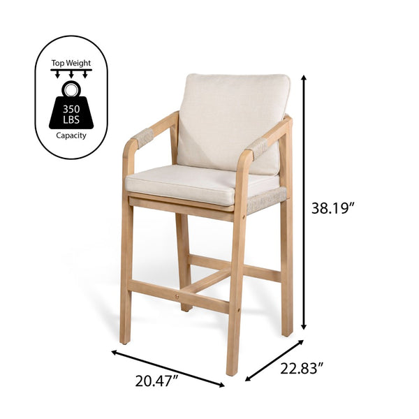 Dimension Image Beige/Light Teak (Set of 2)