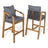 Gray/Teak Brown (Set of 2)