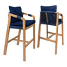 Navy/Light Teak (Set of 2)