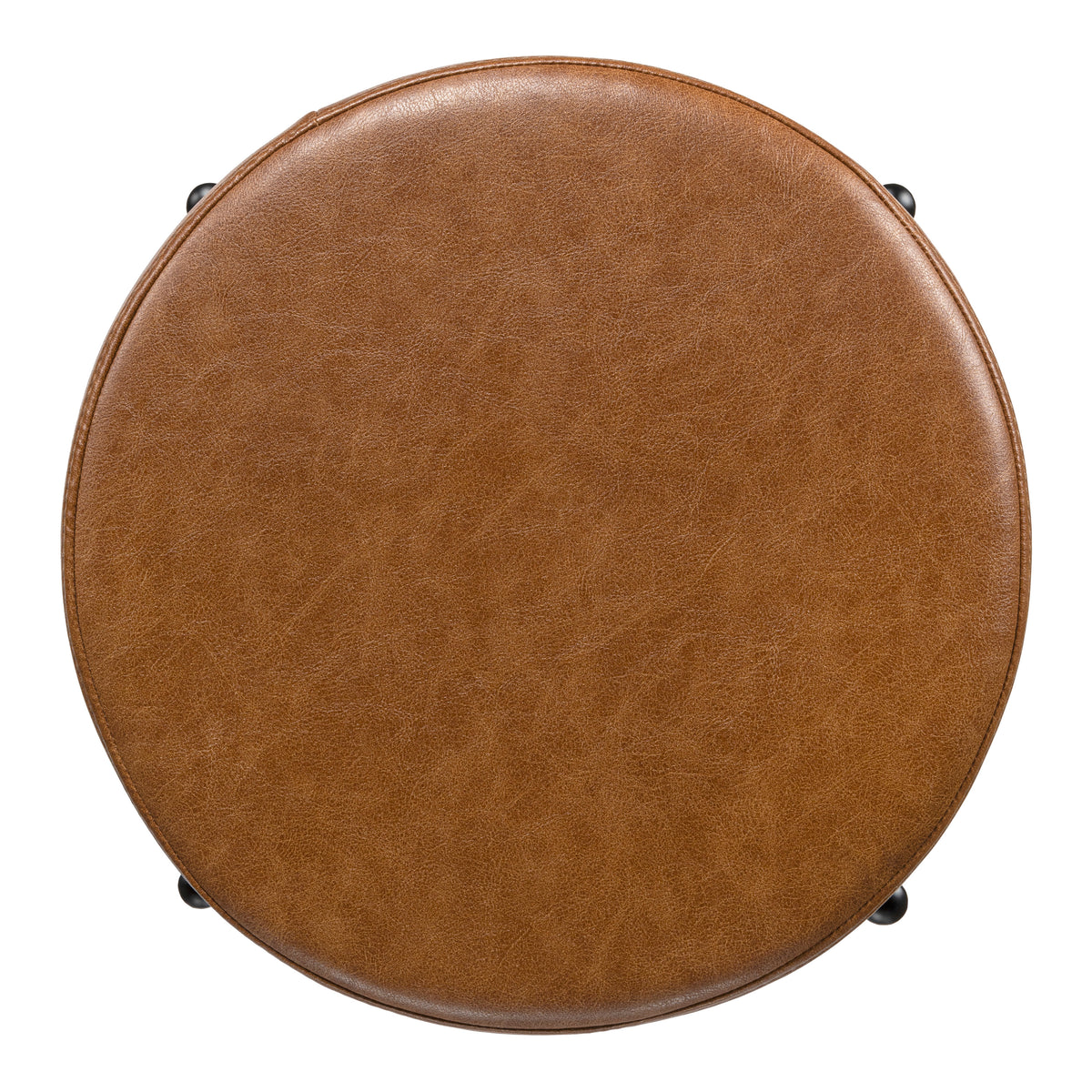 Carrie Modern Round Backless Cushioned Bar/Counter Stool