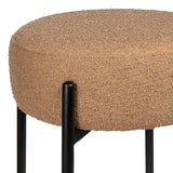 Carrie Modern Round Backless Cushioned Bar/Counter Stool