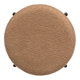 Carrie Modern Round Backless Cushioned Bar/Counter Stool