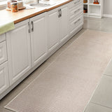 Marlo Modern Minimalist Pinstripe High-low Area Rug