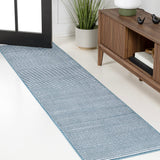 Marlo Modern Minimalist Pinstripe High-low Area Rug